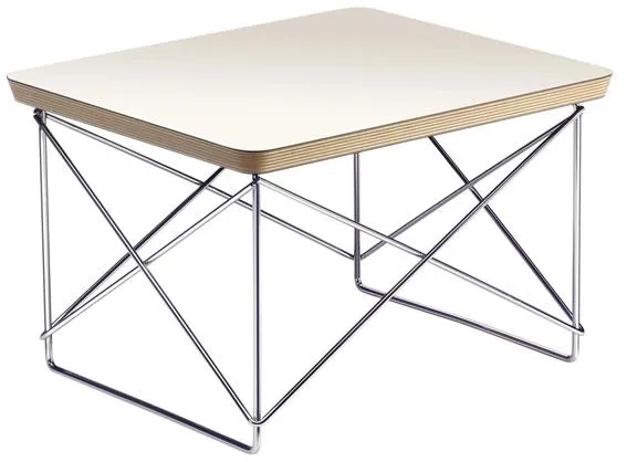 Vitra Occasional LTR Sengebord Hvid/Krom